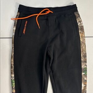 Real Tree Edge Men's Camo Knit Black Lounge Sweatpants Size Medium